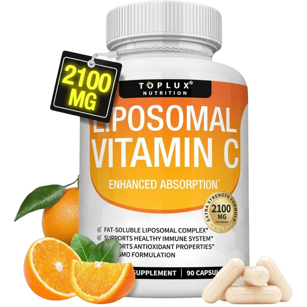 VITAMINA C LIPOSOMAL 2100 MG – ALTA ABSORCIÓN – AYUDA A UNA PIEL RADIANTE Y CIRCULACIÓN SALUDABLE DESDE LOS PRIMEROS 7 DÍAS