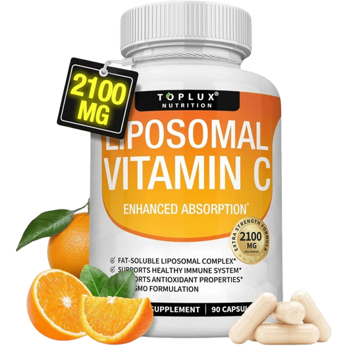 VITAMINA C LIPOSOMAL 2100 MG – ALTA ABSORCIÓN – AYUDA A UNA PIEL RADIANTE Y CIRCULACIÓN SALUDABLE DESDE LOS PRIMEROS 7 DÍAS