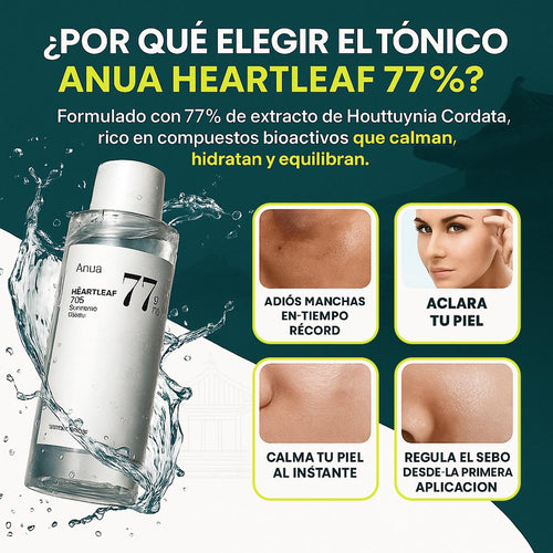 ANUA Heartleaf 77% Tónico Revitalizante Coreano