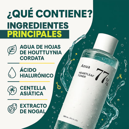 ANUA Heartleaf 77% Tónico Revitalizante Coreano